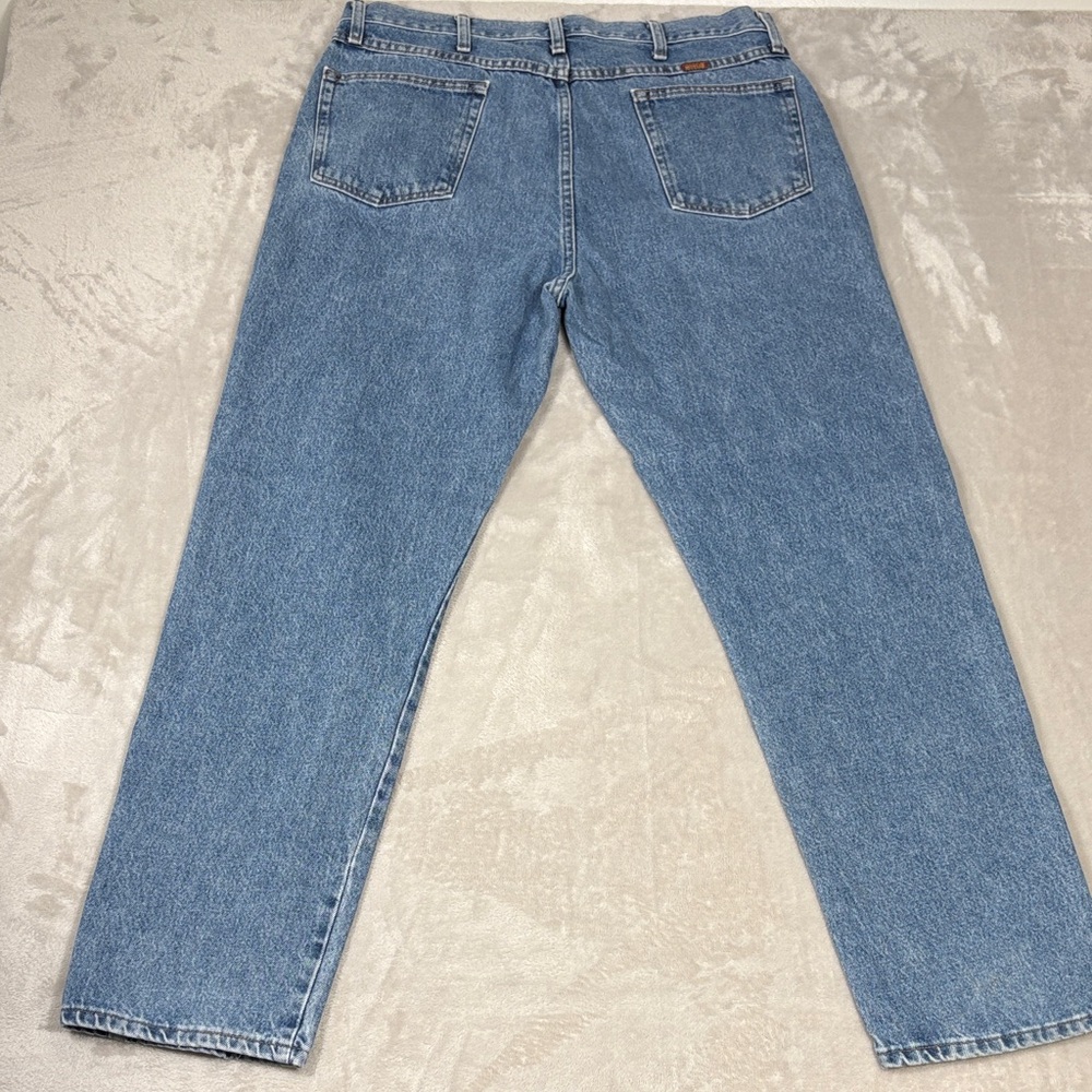 Men's Wrangler Classic Fit Straight Leg Blue Jeans 38x32